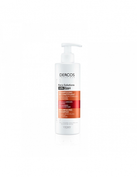 Vichy champú reparador kera solutions: Champú reparador que gracias a su fórmula de micro-relleno instantáneo con Keratina notar