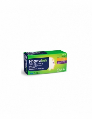 Pharmafren 200 30 mg 20 capsulas