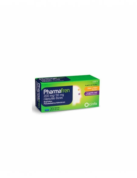 Pharmafren 200 30 mg 20 capsulas