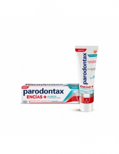 Parodontax encías más aliento y sensibilidad 75ml: Ayuda a prevenir la sensibilidad dental y a detener el sangrado.