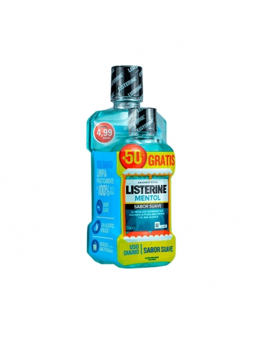 Listerine Mentol Suave Zero 500+250ml