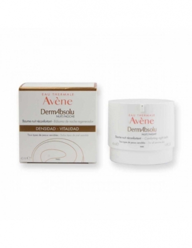 Avene dermabsolu bálsamo regeneradora noche 40 ml: Su textura en bálsamo aporta propiedades regeneradoras .