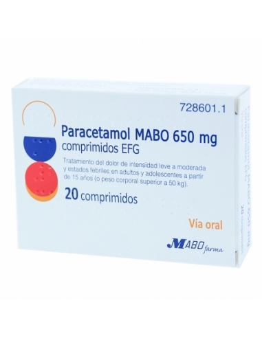 Paracetamol Mabo 650 Mg 20...