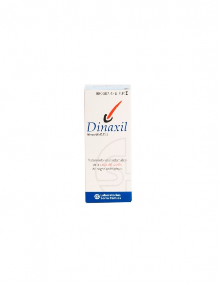 Dinaxil 2% capilar solución 60 ml: Dinaxil es una solución para uso sobre la piel del cuero cabelludo que estimula el crecimient