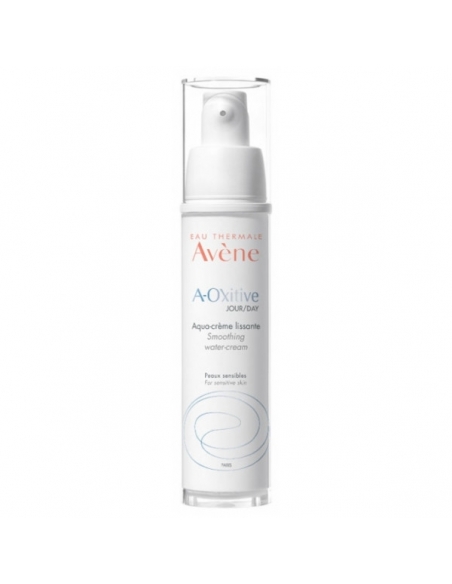 Avene a oxitive día aqua crema alisadora 30ml: Ideal para pieles sensibles, formulada a partir de agua termal de Avene, tiene pr