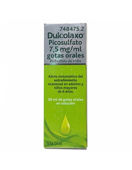 Dulco laxo picosulfato 7.5mg/ml gotas 30 m: El principio activo de este medicamento, picosulfato de sodio, pertenece a un grupo