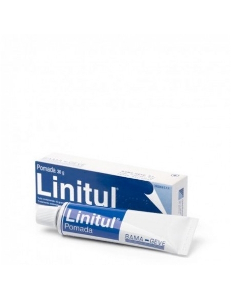 Linitul 30 g pomada: Pertenece a un grupo de medicamentos que se utilizan como cicatrizantes.