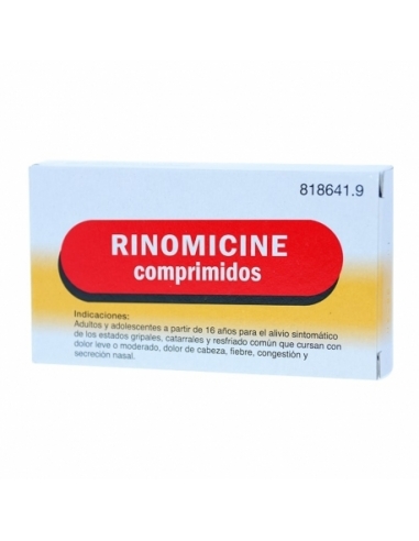 anestésicos.207713Rinomicine activada 10 comprimidos: Este medicamento es una asociación de clorfenamina alivia la secreción na