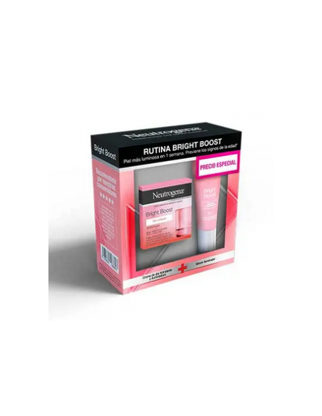 Neutrogena bright boost gel crema 50 ml+serum 30 ml: Pack compuesto por gel crema Bright Boots, con propiedades renovadoras de l