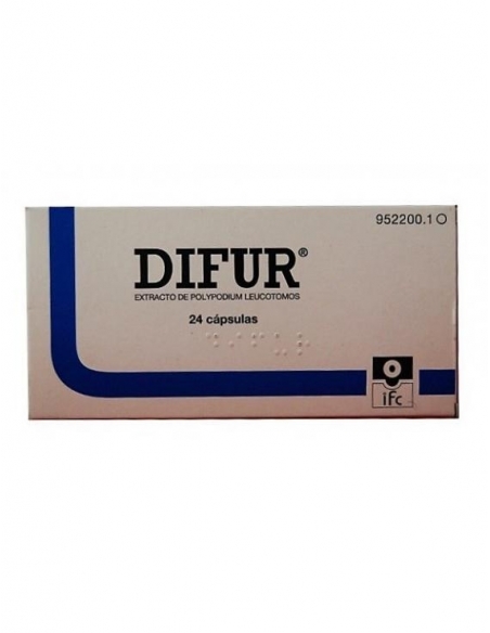 Difur 120 mg 24 capsulas: Difur es un medicamento tradicional a base de plantas para el alivio de los síntomas asociados con pro