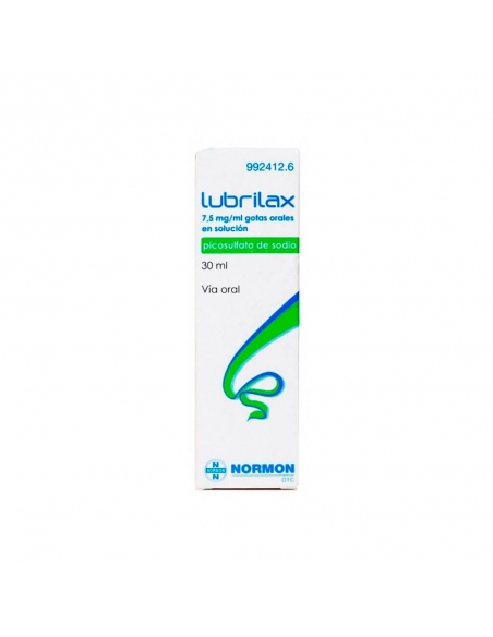 Lubrilax 7.5 mg/ml gotas 30 ml: El principio activo de este medicamento, picosulfato de sodio, pertenece a un grupo de medicamen