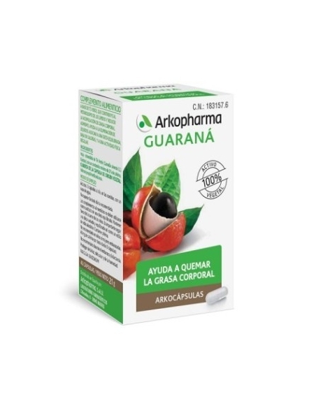 Arkocapsulas guaraná 84 capsulas: Complemento alimenticio recomendado en estados de convalecencia, cansancio y dietas de control