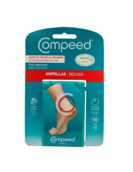 Compeed Ampollas Hidrocoloide Talla Mediana 10 uds