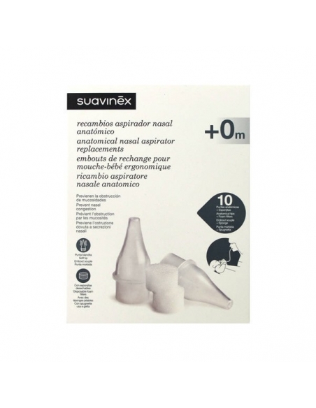 Suavinex Recambio Aspirador Nasal Anatómico 10uds     