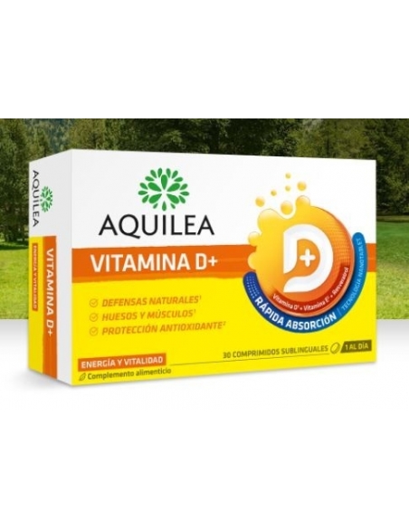 Aquilea vitamina d+ 30 comprimidos sublingual: Formulado a base de vitamina D .