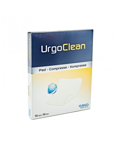 Urgoclean apósito estéril 10x10cm 10ud: Indicado para tratar lesiones con exudación como pueden ser ulceras de pierna y escaras.