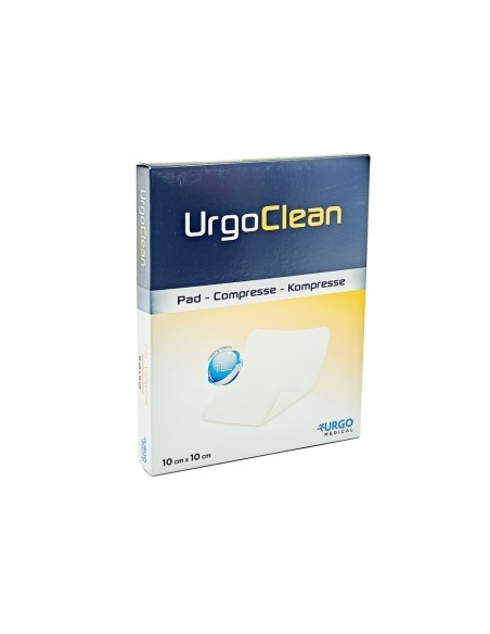 Urgoclean apósito estéril 10x10cm 10ud: Indicado para tratar lesiones con exudación como pueden ser ulceras de pierna y escaras.