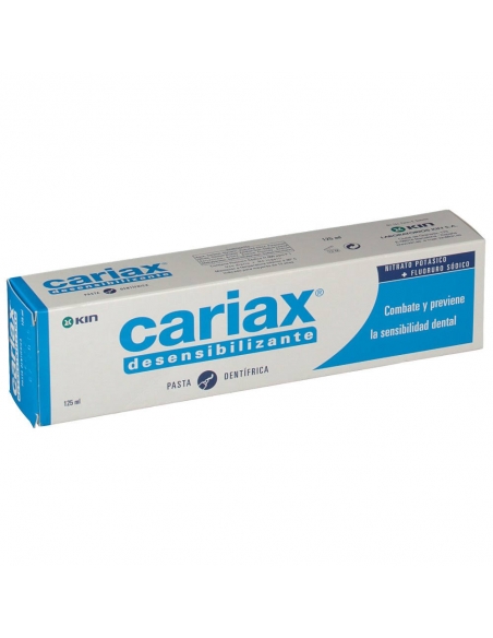Cariax pasta desensibilizante 125 ml: Indicado para prevenir la hipersensibilidad dental.
