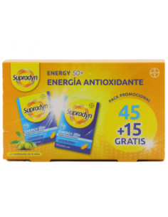 Supradyn energy 50+ promoción 45+15 comprimidos: polivitamínico indicado para personas que quieren seguir teniendo una vida acti