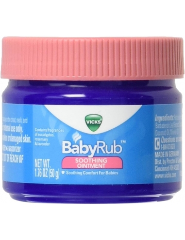 Vicks Babyrub Bálsamo Pediátrico 50 g | FarmaViesques