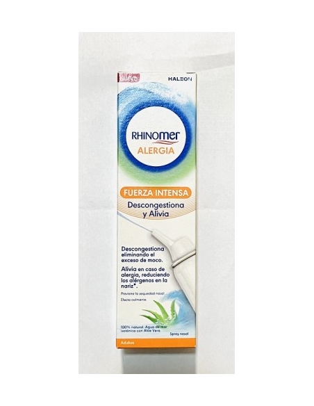 Rhinomer alergia fuerza intensa: Recomendado para calmar los síntomas de la alergia.