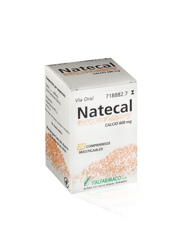 Natecal 20 Comp Masticables