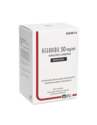 Regaxidil 50mg Solución Cutánea 2x60ml