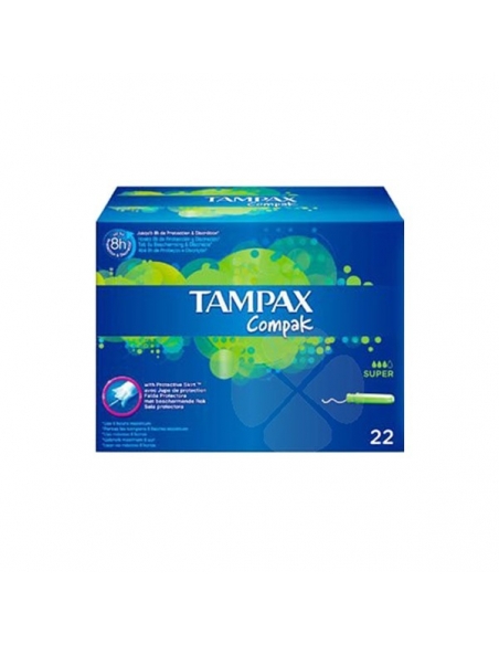 Tampax Tampón Compak Super 22uds            