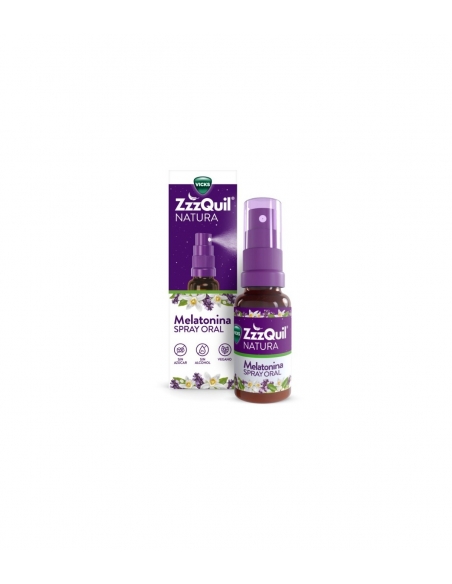 Zzzquil spray 30ml: Fórmula única con melatonina, sabor a naranja y lavanda. Proporciona 1 mg de melatonina en 4 pulverizaciones