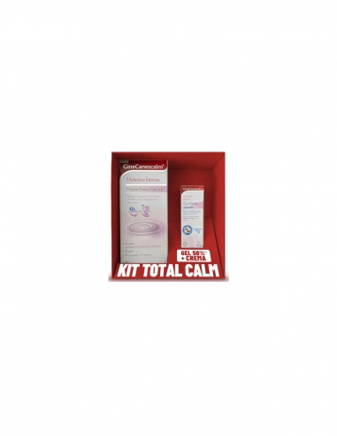 Ginecanesgel Calm Higiene Íntima Calmante 200 ml+Ginecanescalm Gel Crema Calmante 15gr Kit