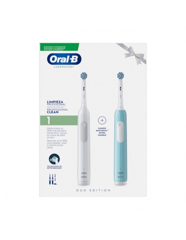 Oral-B Cepillo Eléctrico Pro 1 Pack Dúo Limpieza Profunda