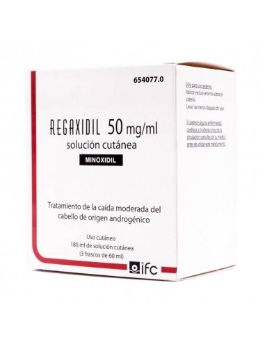 Regaxidil 50 mg Solución Cutánea 3x60ml