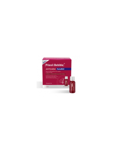 Pilexil bebible anticaída fortemax 30 frascos 15 ml: Complemento alimenticio diseñado para combatir la caída del cabello y forta