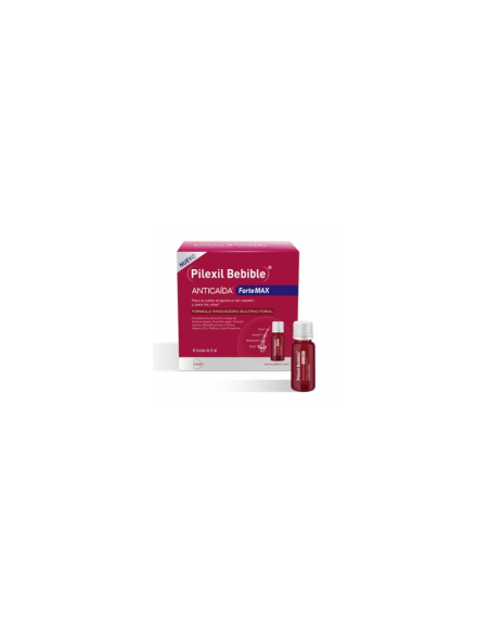Pilexil bebible anticaída fortemax 30 frascos 15 ml: Complemento alimenticio diseñado para combatir la caída del cabello y forta