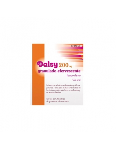 Dalsy 200 Mg 20 Sobres Granulado Efervescente