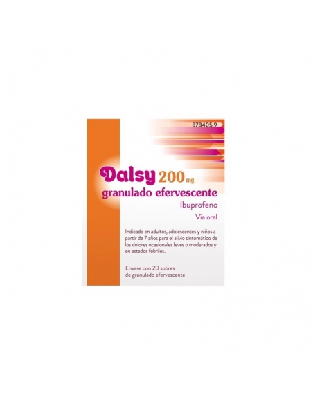 Dalsy 200 Mg 20 Sobres Granulado Efervescente