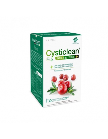 Cysticlean Pro-B D-Manosa es un complemento alimenticio diseñado para prevenir y tratar infecciones urinarias recurrentes.