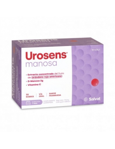 Urosens Manosa D-Manosa 30 Sobres Cistitis | FarmaViesques