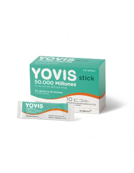 Yovis Stick 10 Sobres Bucodispersables