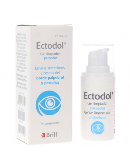 Ectodol Gel Limpiador Párpados 15 ML