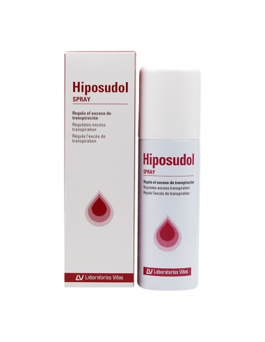 Hiposudol Spray 100 ml es un antitranspirante de uso tópico diseñado para regular la sudoración excesiva en axilas, manos y pies