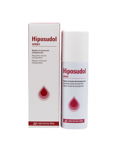 Hiposudol Spray 100 ml es un antitranspirante de uso tópico diseñado para regular la sudoración excesiva en axilas, manos y pies