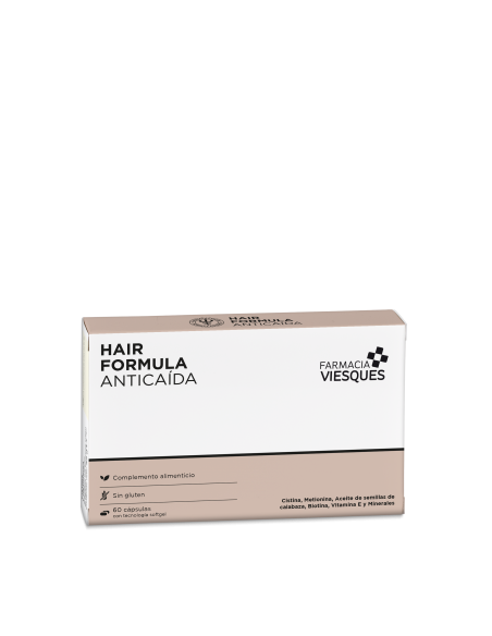 Farmacia Viesques Hair Formula Anticaída 60 Cápsulas