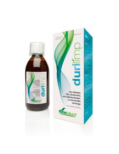 Durilimp es un complemento alimenticio líquido diseñado para favorecer los procesos naturales de depuración y drenaje del organi