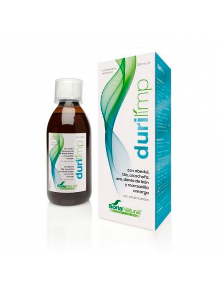 Durilimp es un complemento alimenticio líquido diseñado para favorecer los procesos naturales de depuración y drenaje del organi