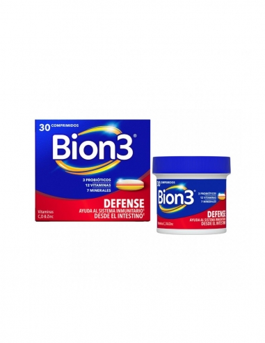 Bion3 Defense 30 comprimidos ➤ Refuerzo Sistema Inmunológico