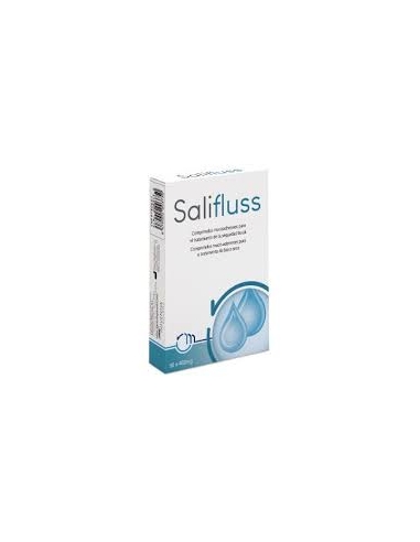 Salifluss 400 mg es un complemento especialmente formulado para aliviar la sequedad bucal (xerostomía)