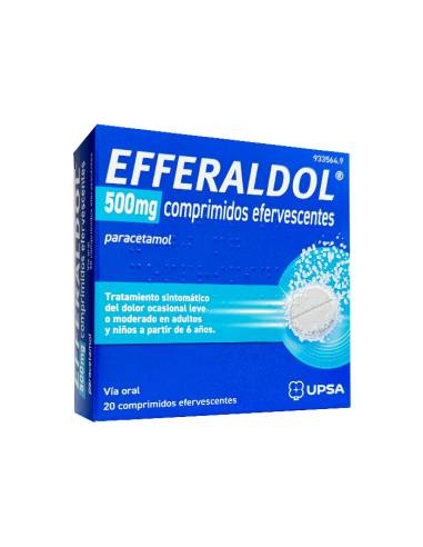 Efferaldol 500 mg 20 comprimidos efervescentes | FarmaViesques