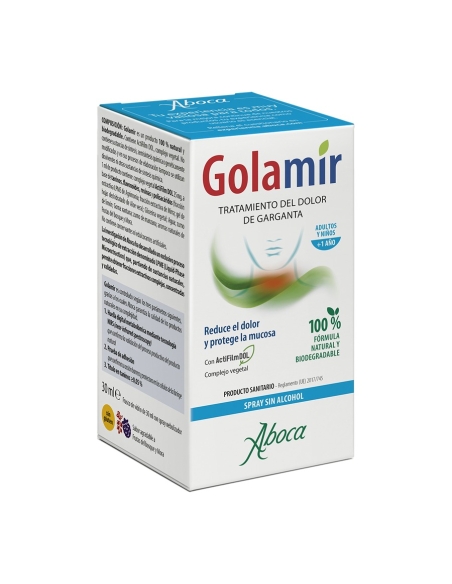 Aboca Golamir Spray sin Alcohol 30 ml | FarmaViesques