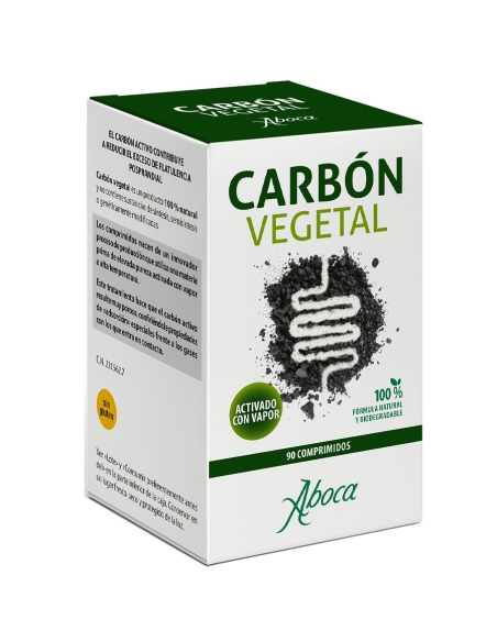 Aboca Carbón Vegetal 90 Comprimidos | FarmaViesques